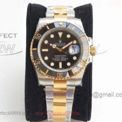 Perfect Replica VR MAX Rolex Submariner 18k Gold 2-Tone Oyster Band Black Face 40mm Watch-Rolex 116613 Review